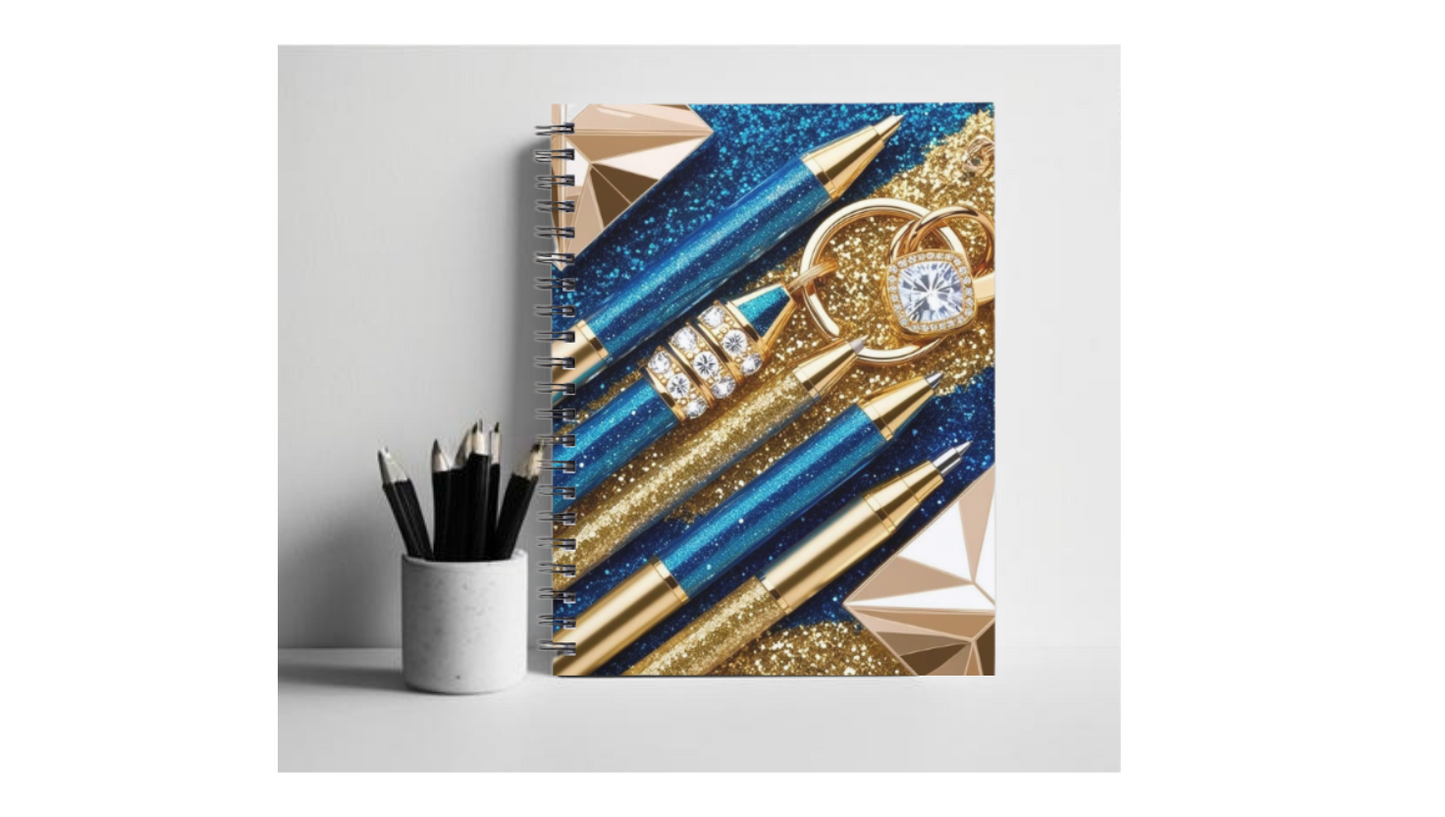 Royal Flush Blue Journal