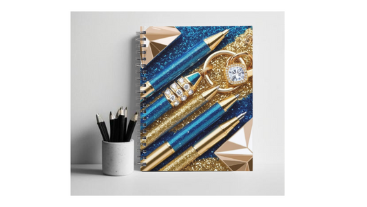 Royal Flush Blue Journal