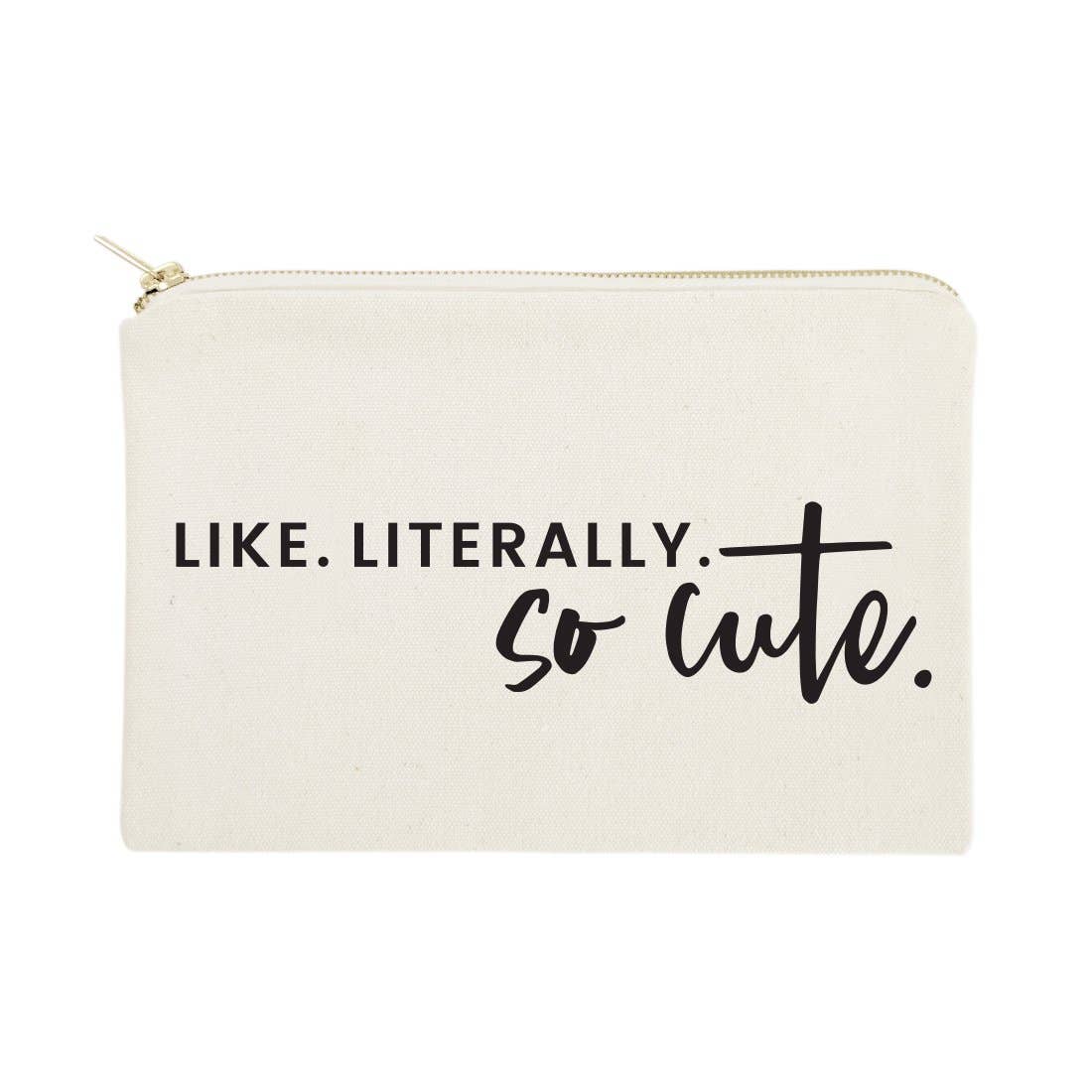 Like. Literally. So Cute Travel Make Up Pouch
